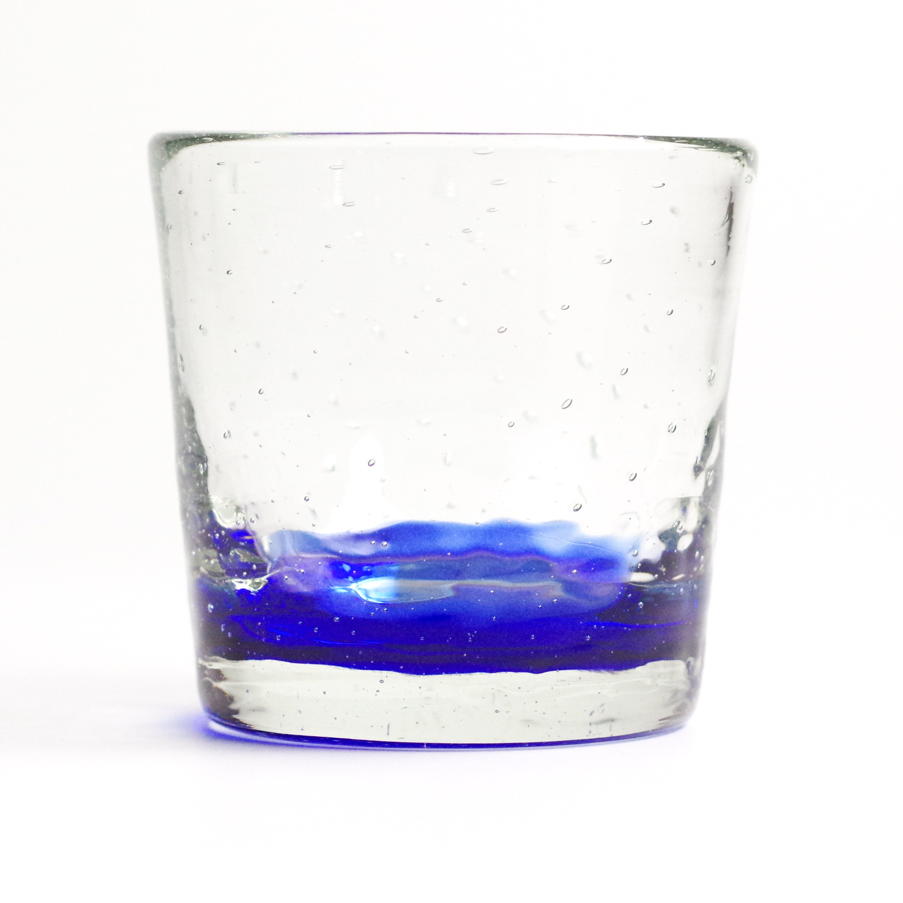 底色気泡ロックグラス（青） – 珠玉の逸品
