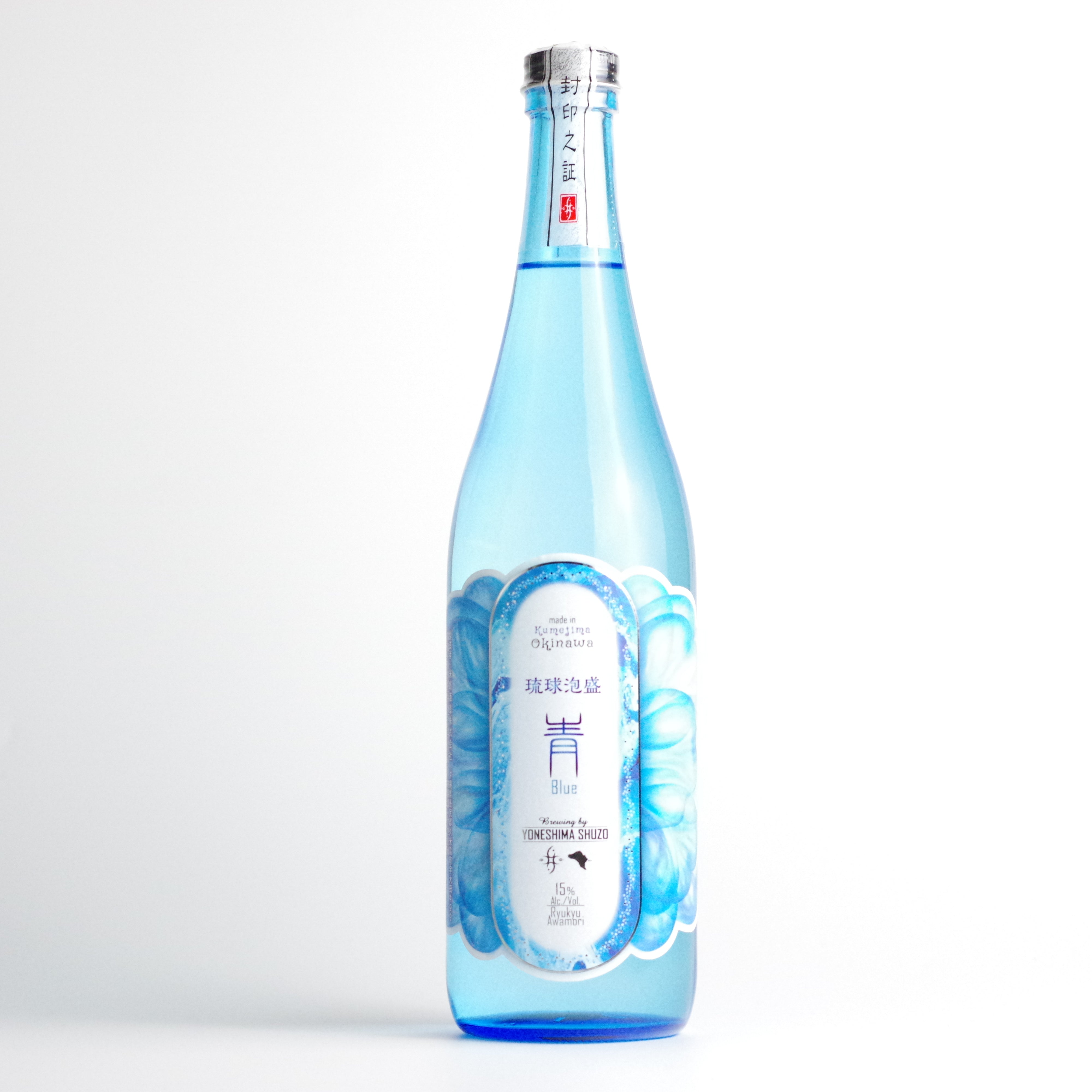 泡盛 青色ラベル 円筒形ボトル 泡盛 青色ラベル 円筒形ボトル - メルカリ