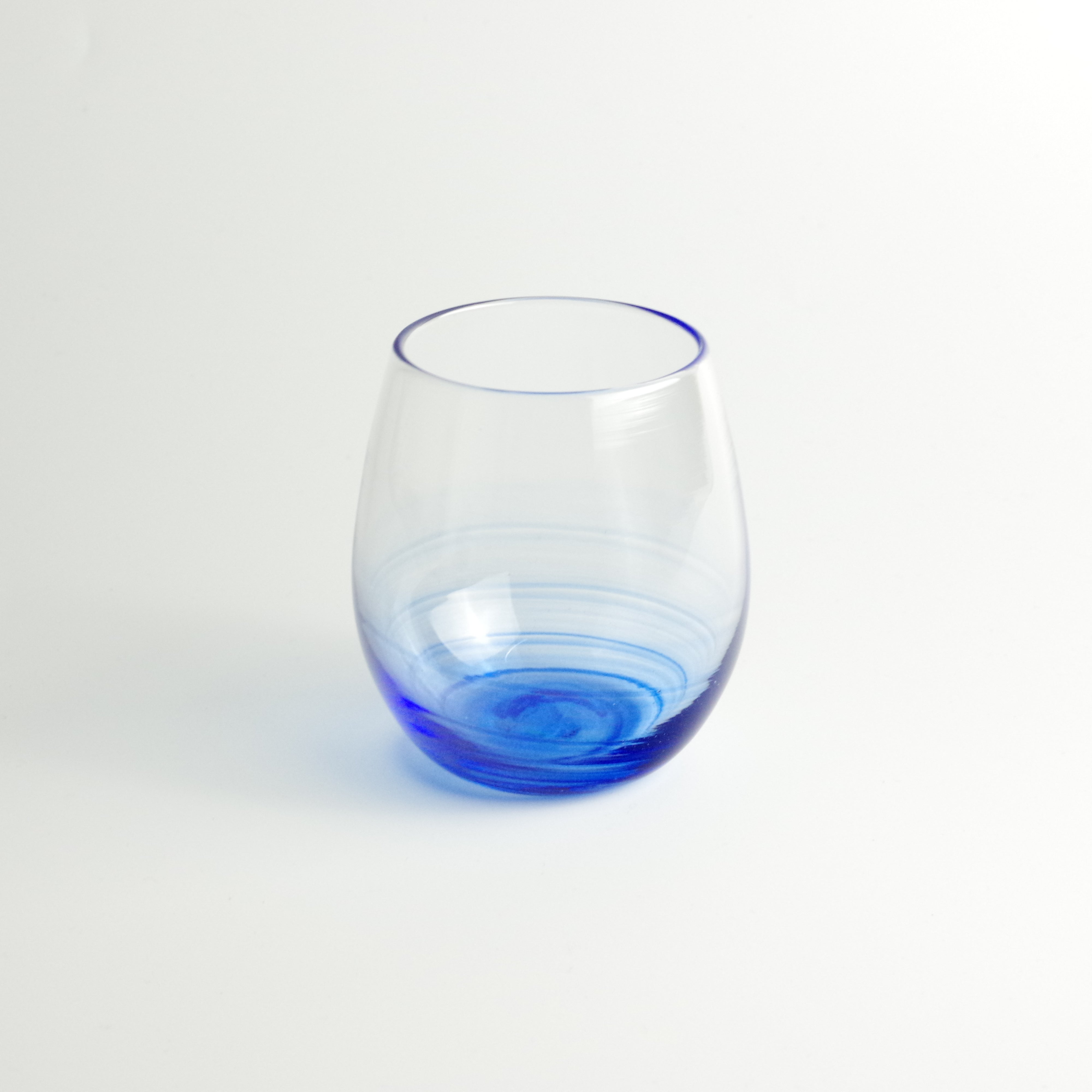 丸グラス（藍） – 珠玉の逸品