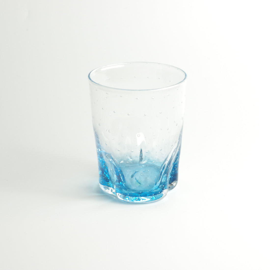 泡ロックグラス（青）