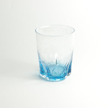 泡ロックグラス（青）